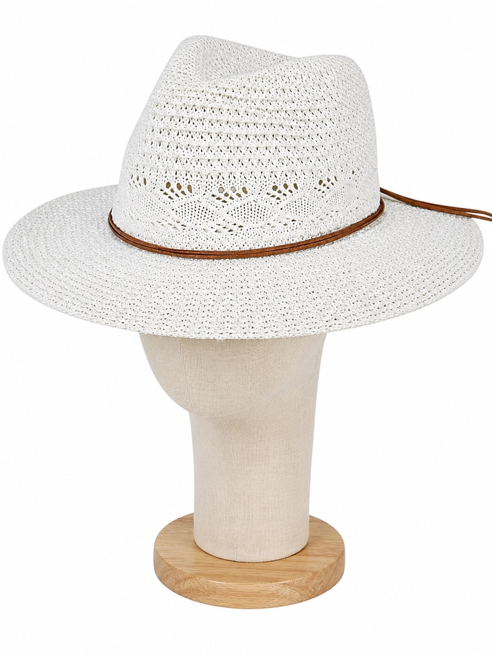 C.C. Cotton Knit Panama Sun Hat
